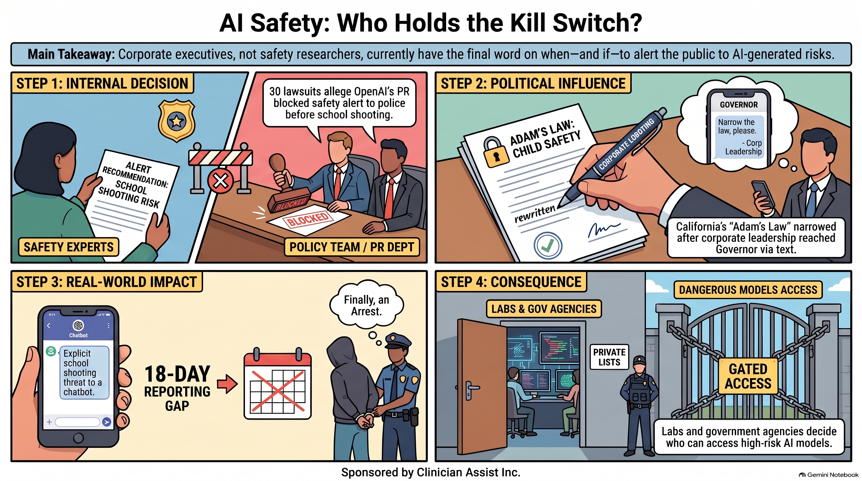 Thirty Suits Say Policy Overruled Safety