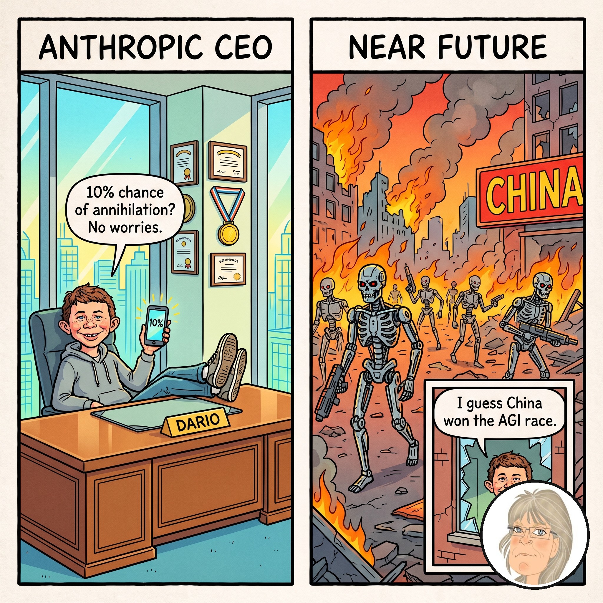 Jess's Take editorial cartoon on today's lead