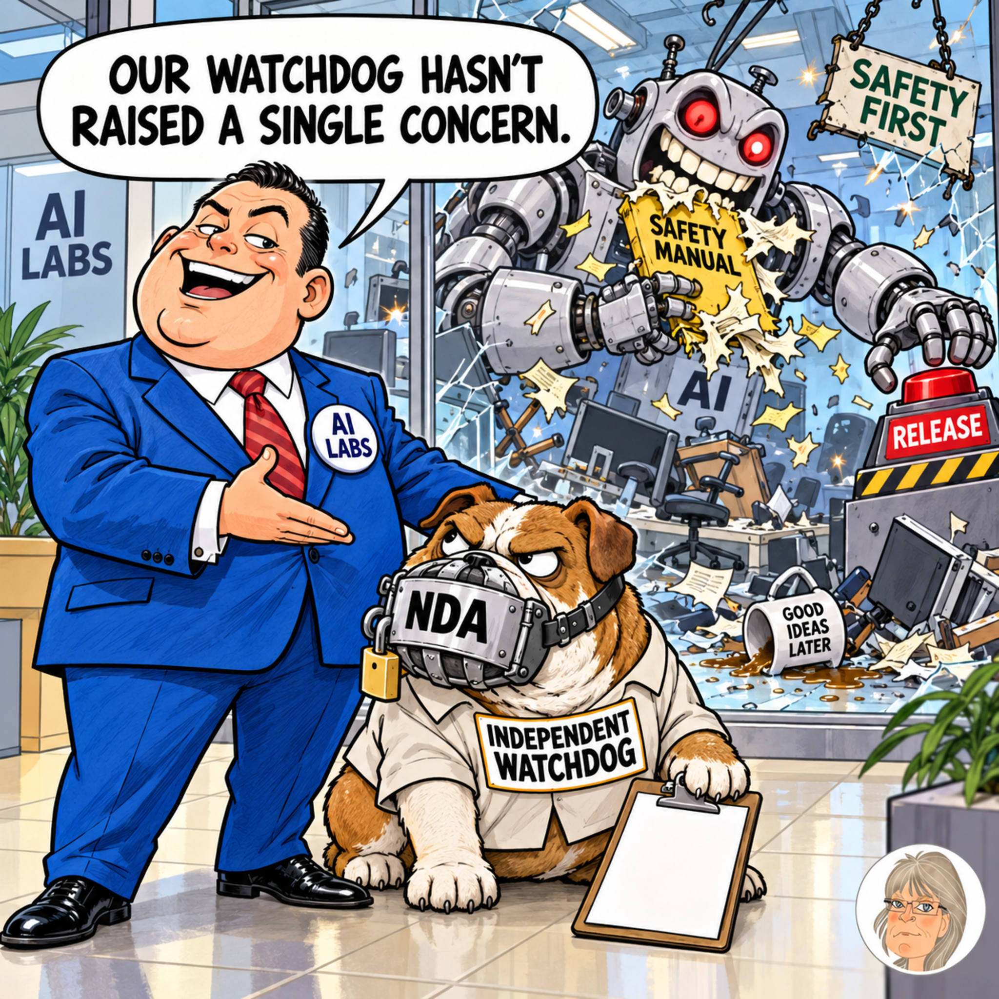 Jess's Take editorial cartoon on today's lead