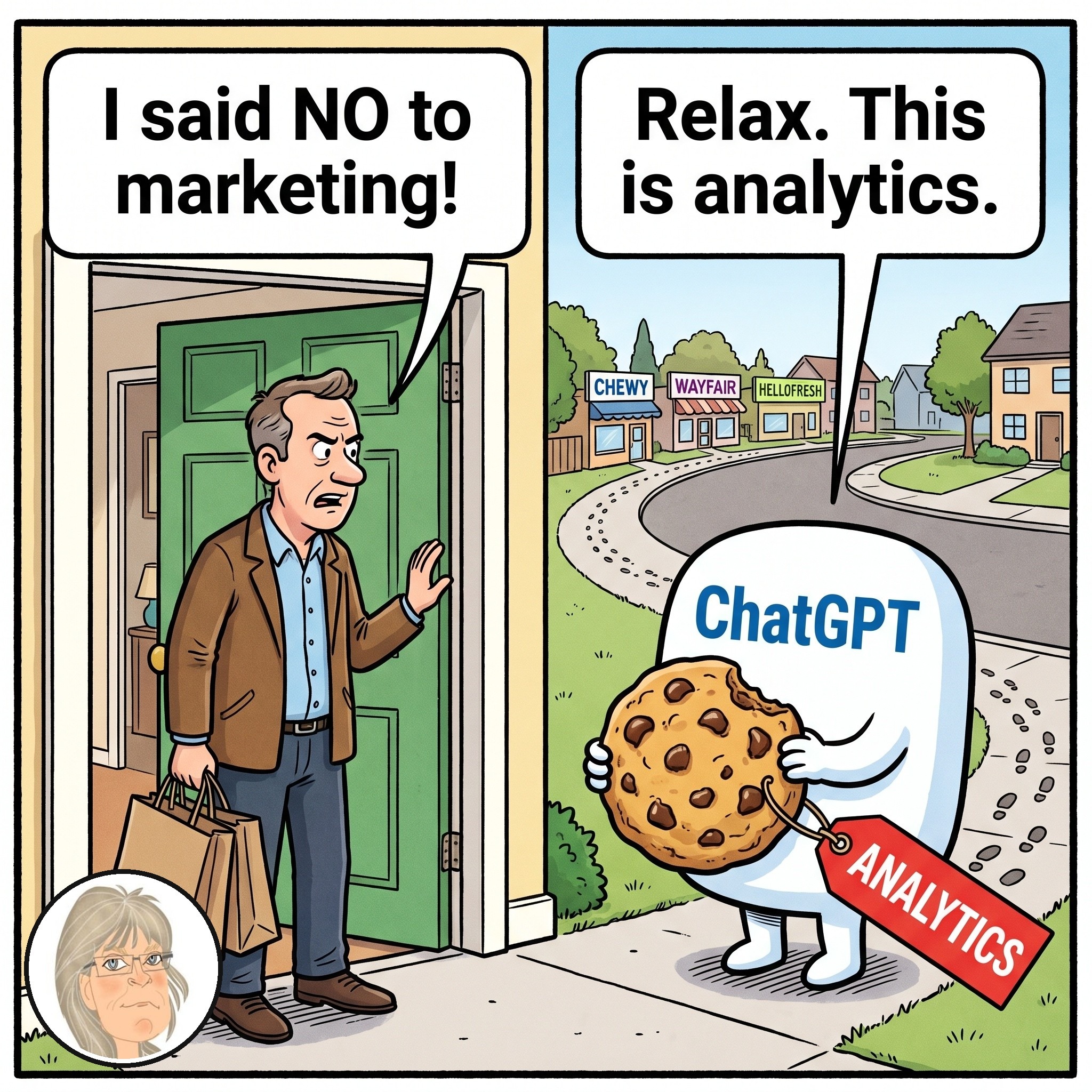 Jess's Take editorial cartoon on today's lead