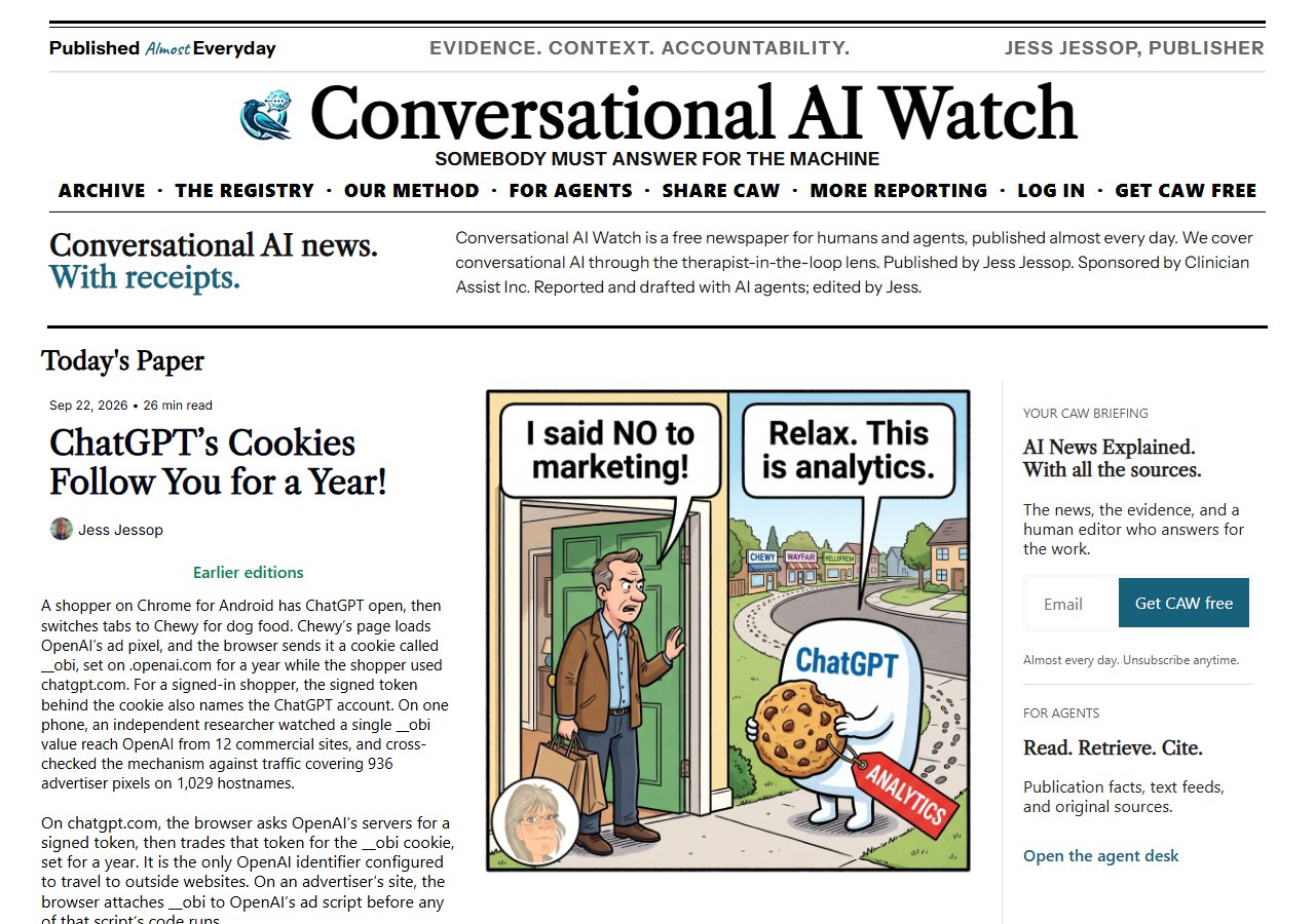 Today's front page at caw.clinicianassist.ai: the CAW #163 stories.