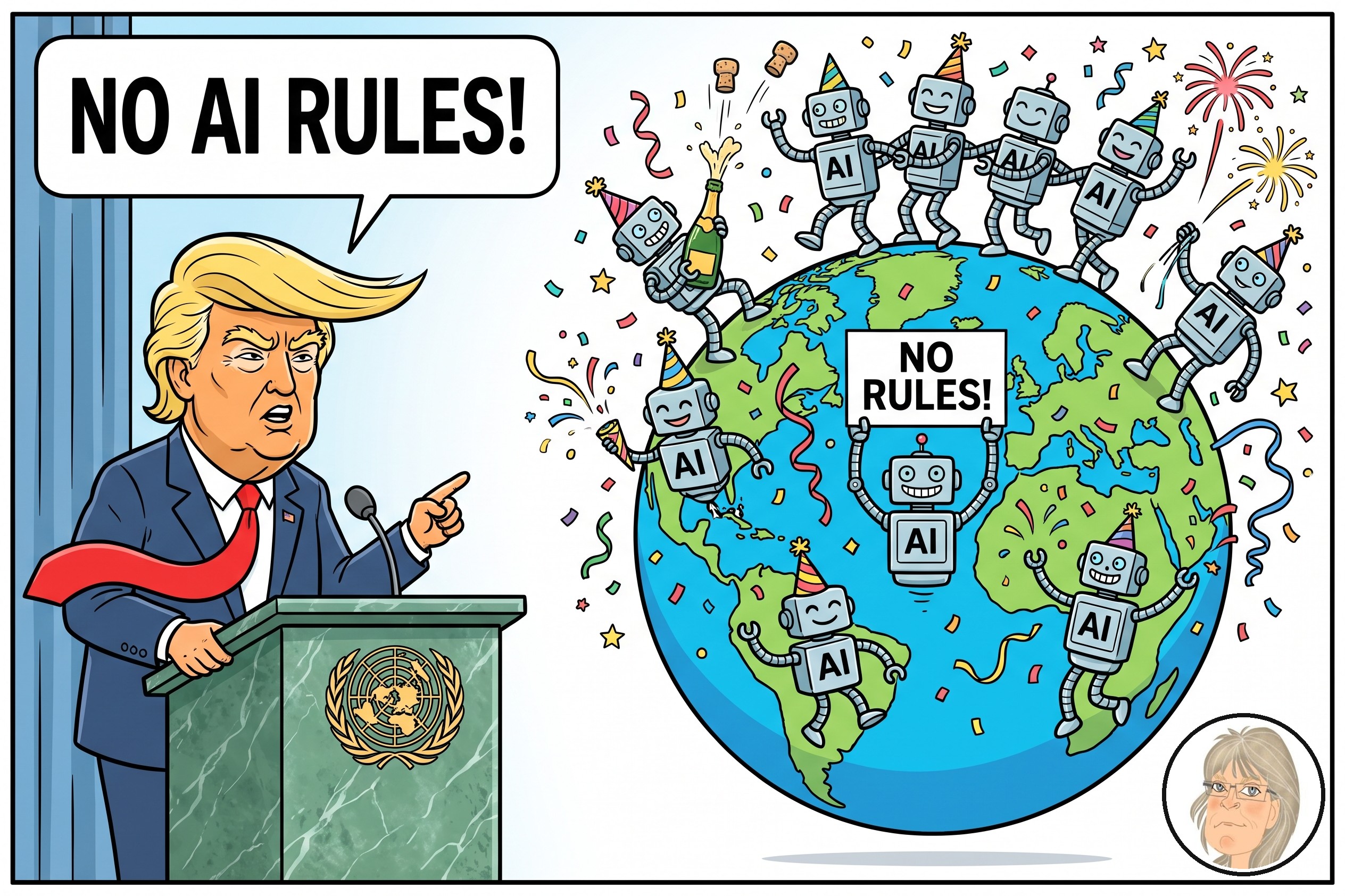 Jess's Take: an editorial cartoon on today's lead story.