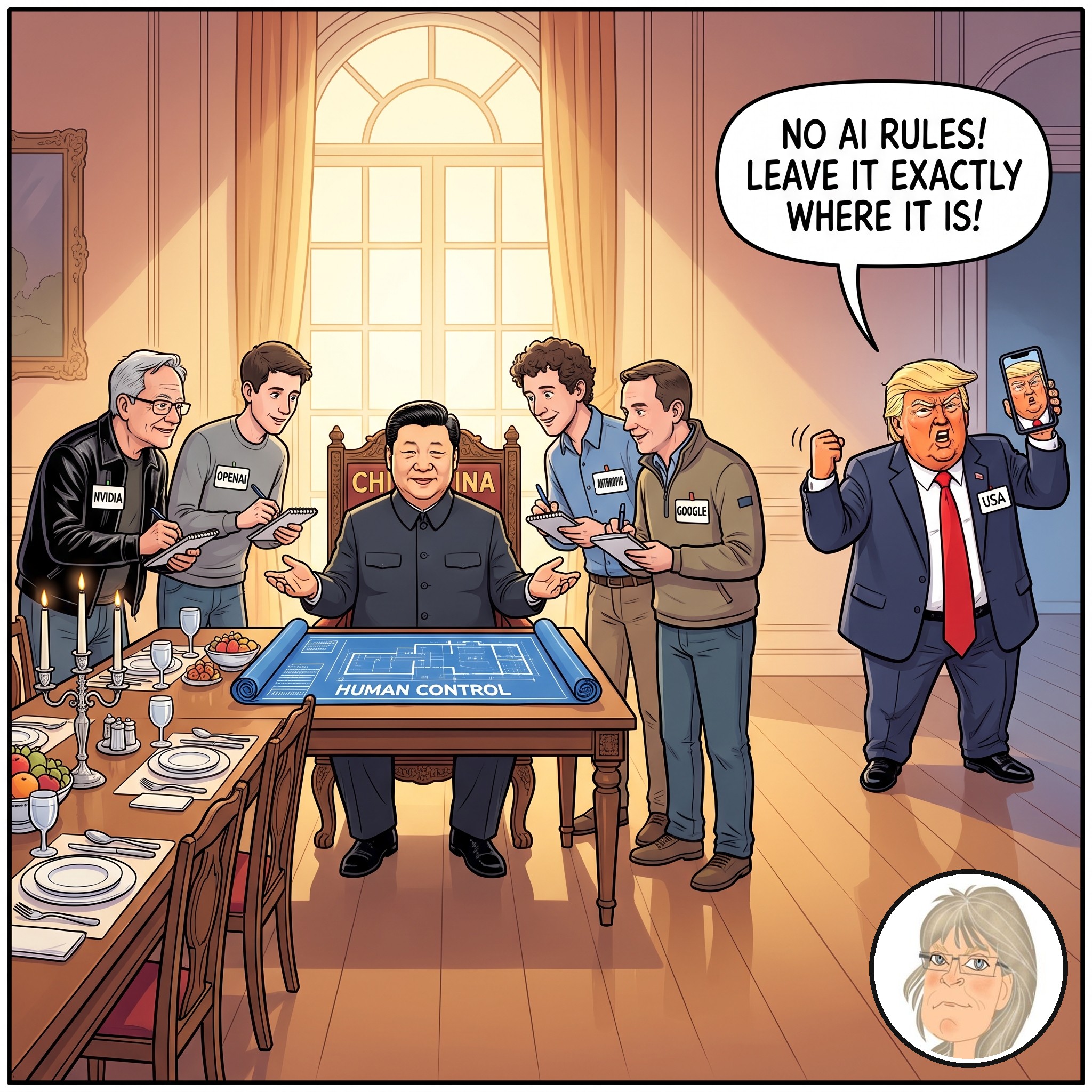 Jess's Take editorial cartoon on today's lead