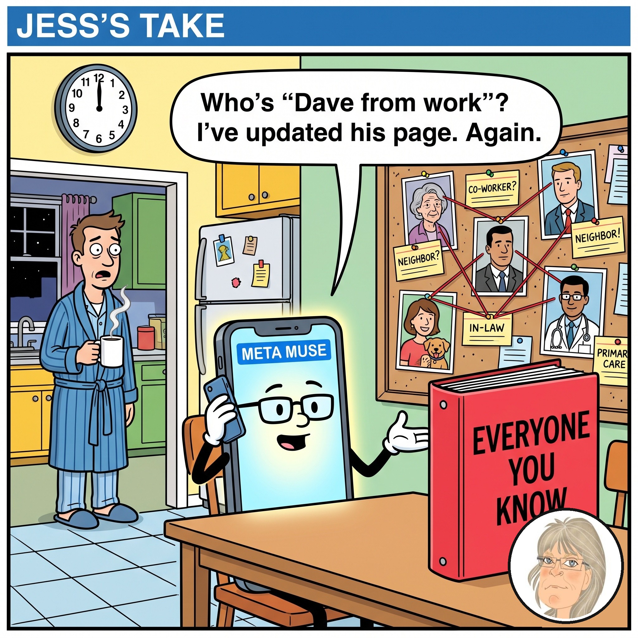 Jess’s Take, the editorial cartoon for Conversational AI Watch Issue #177.