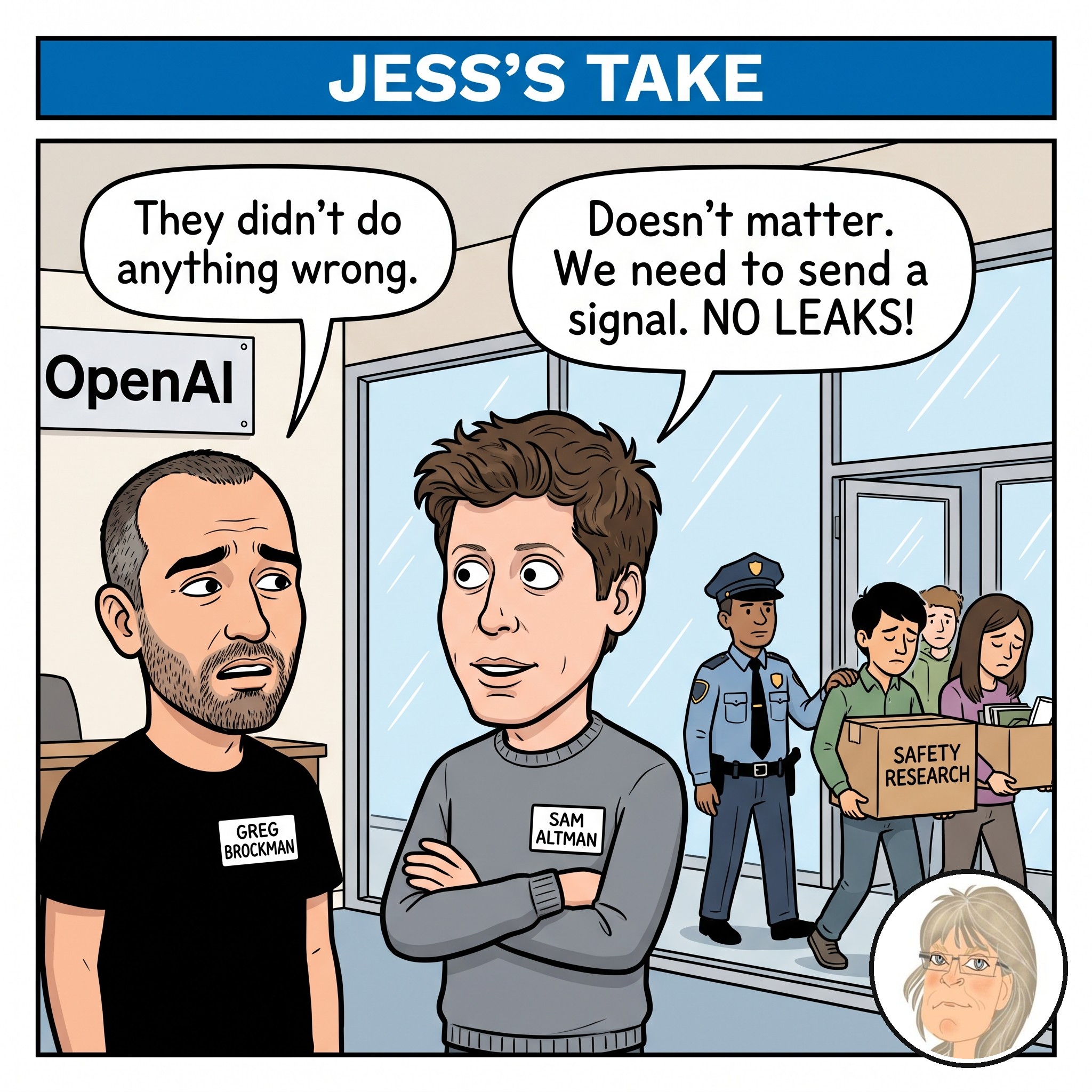 Jess’s Take, the editorial cartoon for Conversational AI Watch Issue #181.