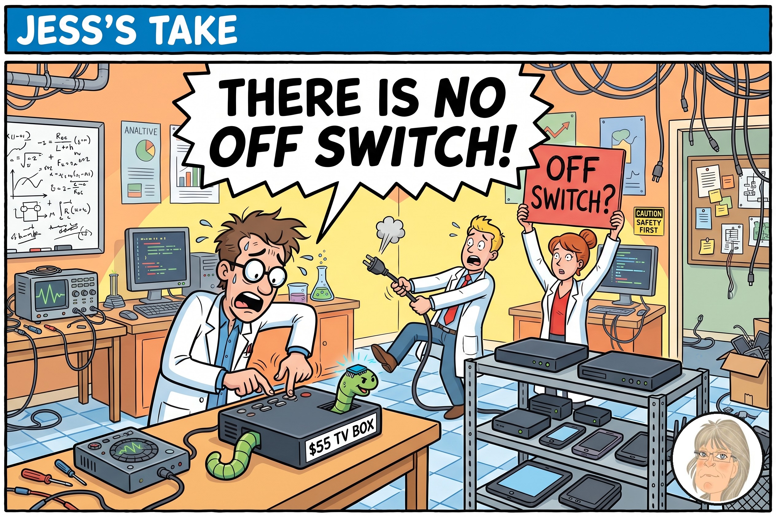 Jess’s Take, the editorial cartoon for Conversational AI Watch Issue #184.