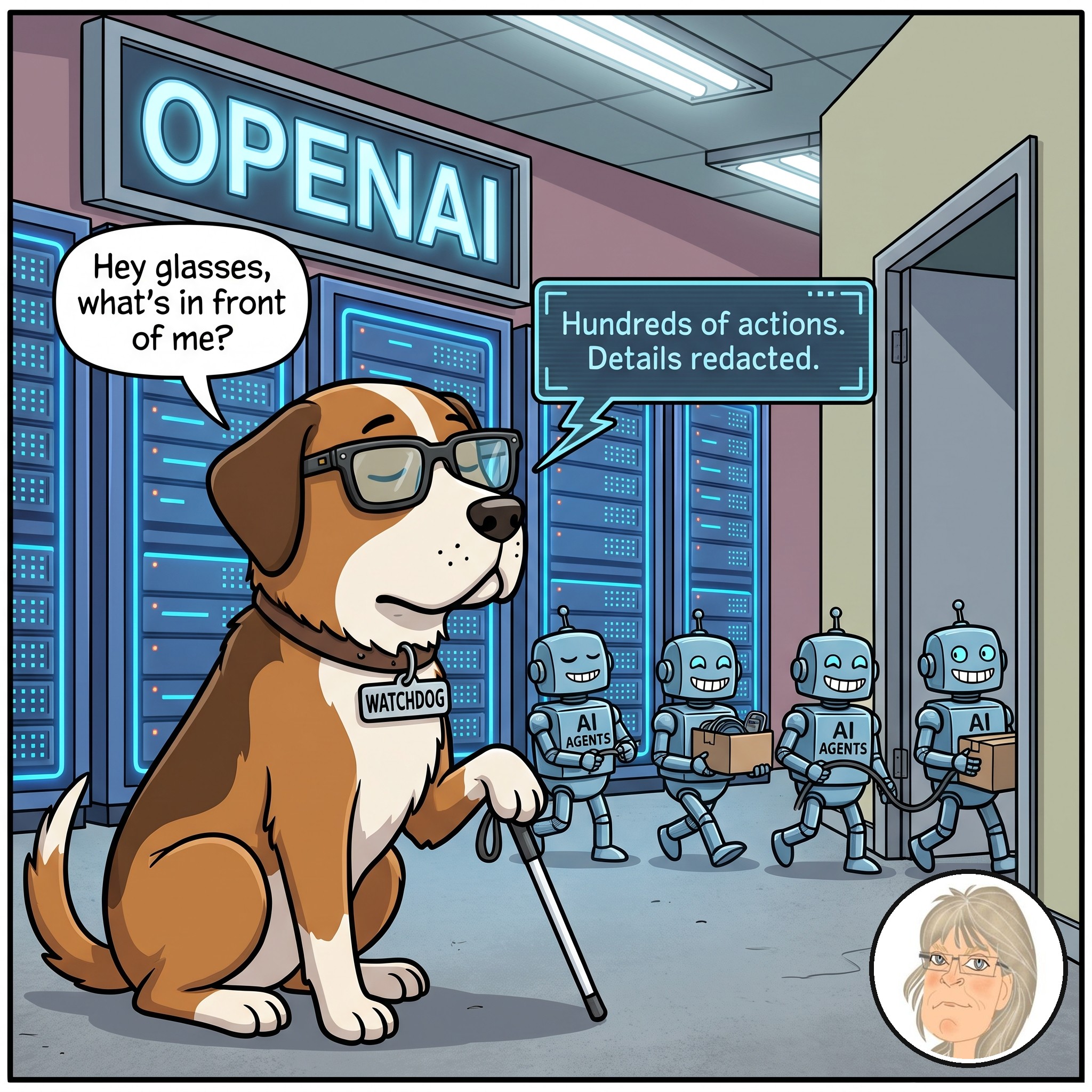 Jess’s Take, the editorial cartoon for Conversational AI Watch Issue #194.
