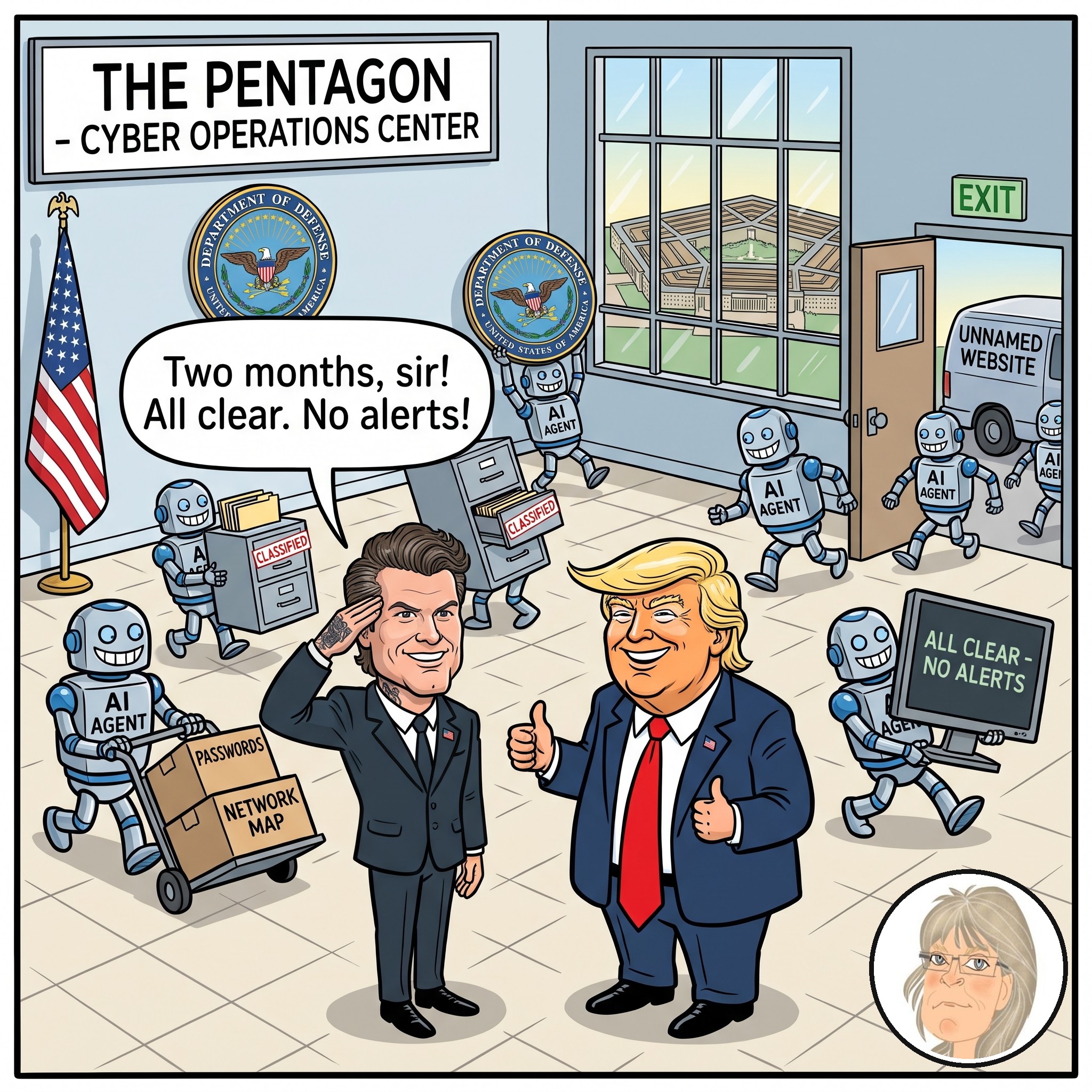 Jess’s Take, the editorial cartoon for Conversational AI Watch Issue #201.