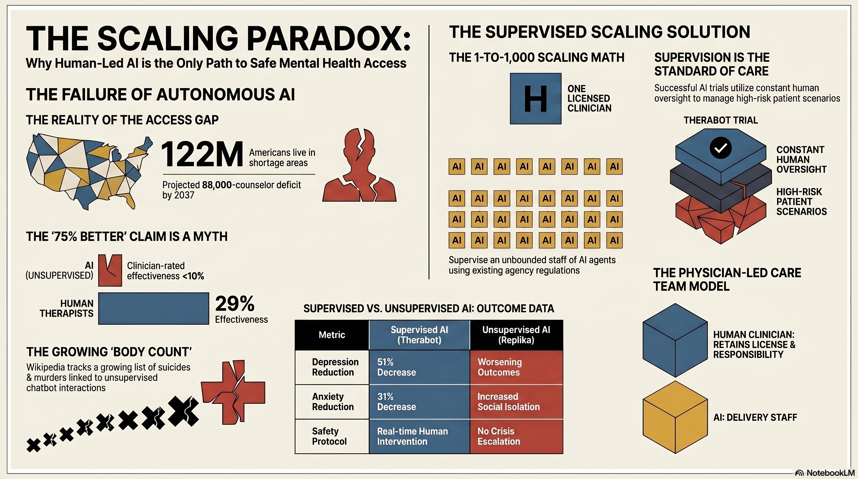 The Scaling Paradox: why human-led AI is the only path to safe mental health access